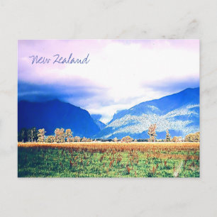Nya Zeelands fotografi Fox Glacier Vykort