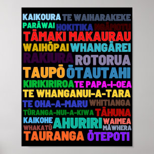 Nya Zeelands hem och Helgdag Poster