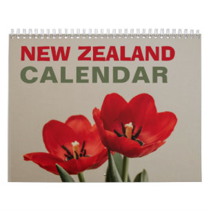 Nya Zeelands kalender med Helgdagar 2026