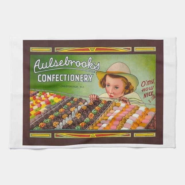 Nya Zeelands konfektyr Kökshandduk (Horisontell)
