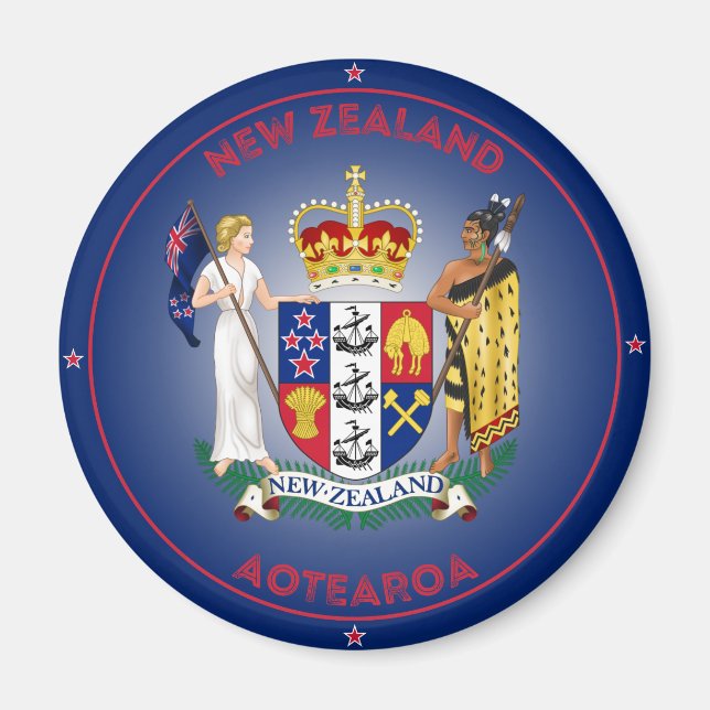Nya Zeelands kulturarvssymbol Magnet (Framsidan)