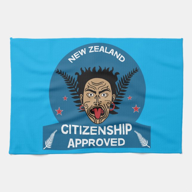 Nya Zeelands medborgarskapsgåva | Ny medborgare |  Kökshandduk (Horisontell)