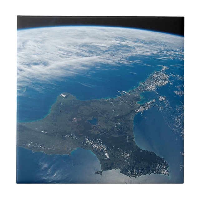 Nya Zeelands norra ö. Kakelplatta (Framsidan)