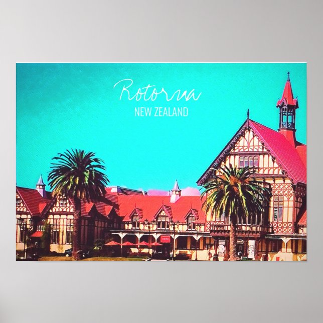 Nya Zeelands resevakua-museum Poster (Framsidan)