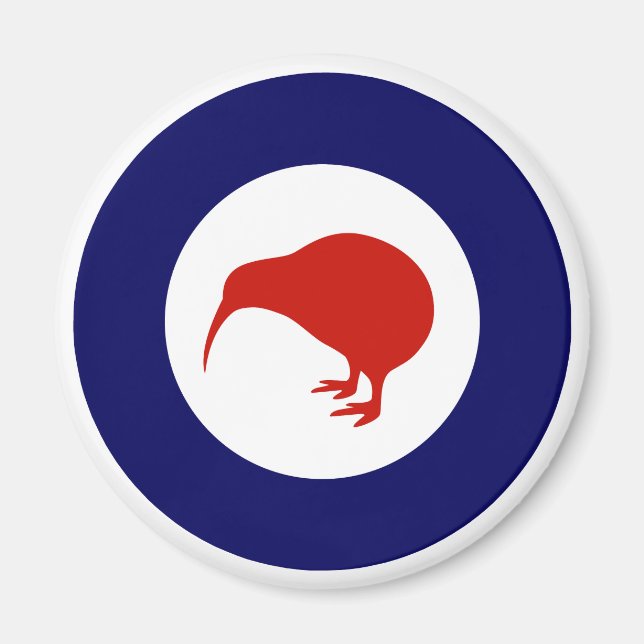Nya Zeelands Roundel Magnet (Framsidan)