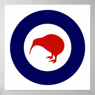 Nya Zeelands Roundel Poster