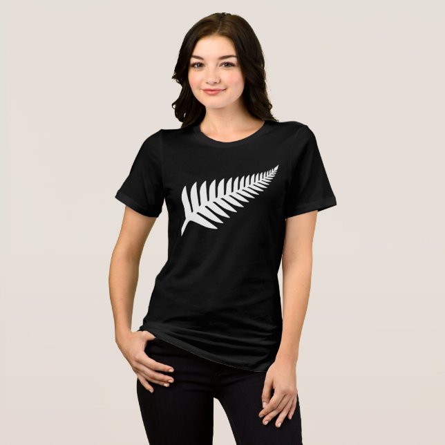 Nya Zeelands silverormbunkar T Shirt (Framsida Full)