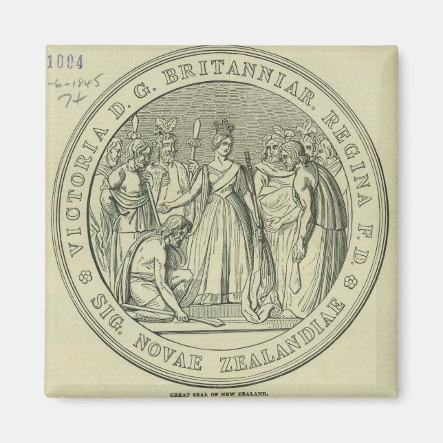 Nya Zeelands Underbara försegling Magnet (Framsidan)