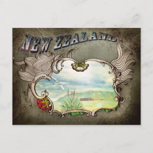 Nya Zeelands vintage-kort Vykort