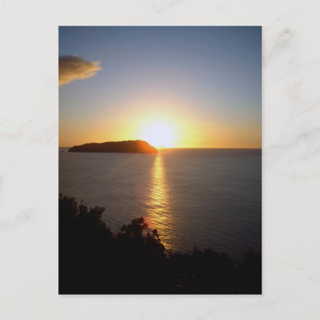 Nya Zeelands vykort Ocean Sunrise (Framsida)