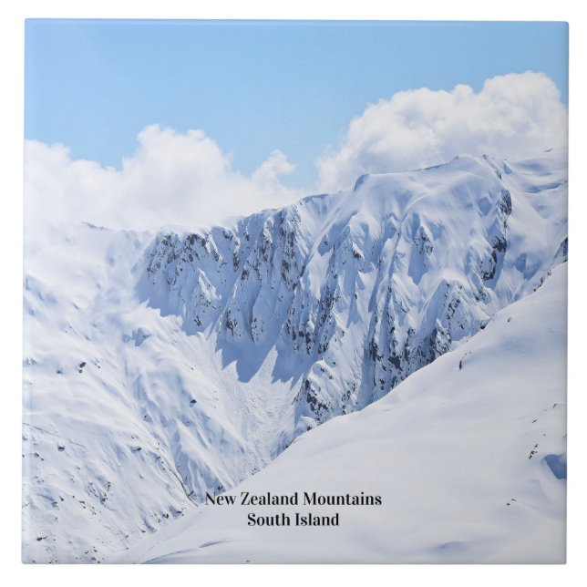 Nya Zeeländska bergen, Sydön Kakelplatta (Framsidan)