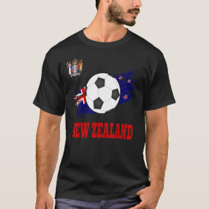 Nya Zeeländska fotbollen Zealander Football Nya Ze T Shirt