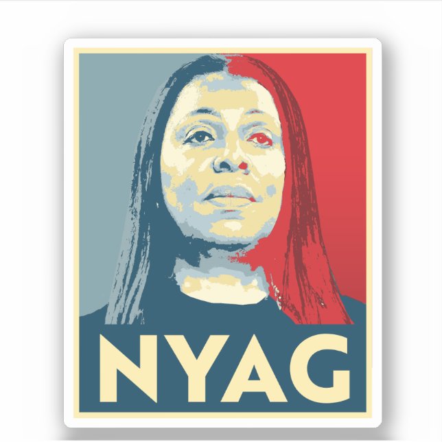 NYAG Letitia James Klistermärken (Framsida)