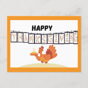 NyaGoda Thanksgivingens postkort Helg Vykort