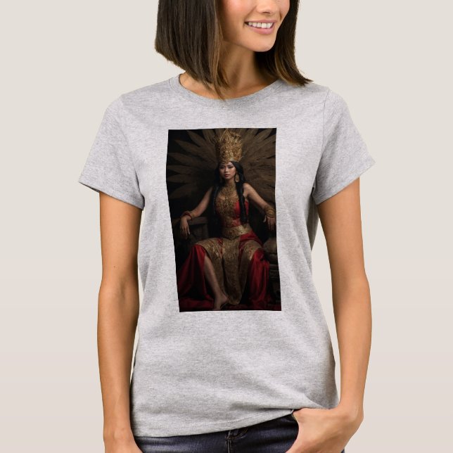 Nyai Loro Kidul: Mystical Southern Sea Goddess T Shirt (Framsida)
