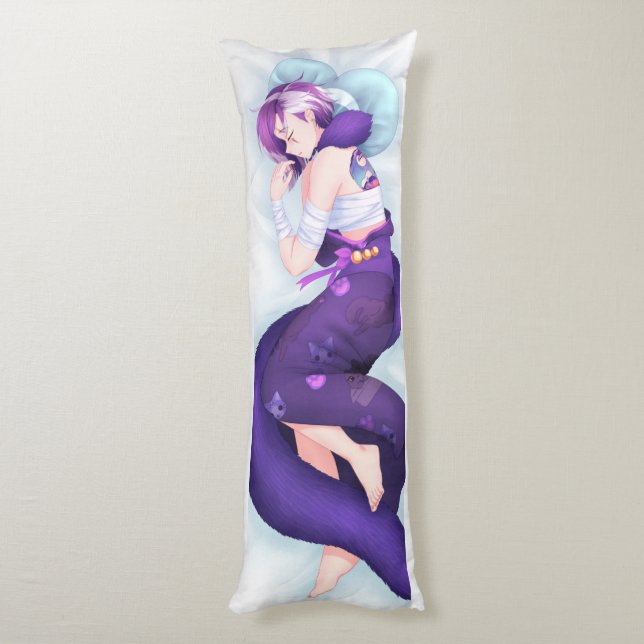 Nyakuza x Sharkuza Mamma Daki Kroppskudde (Baksidan (Vertikal))