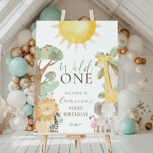 Nyala Safari Animals Vild ett första födelsedag