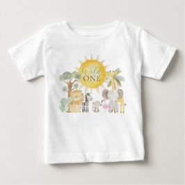 Nyala Safari Djur Vilda Första Födelsedag T Shirt