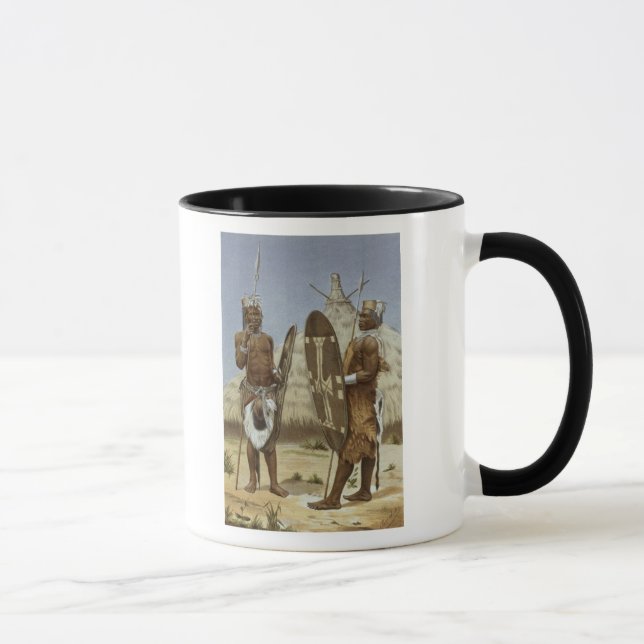 Nyam-nyam krigare från historien av Mankind Mugg (Höger)