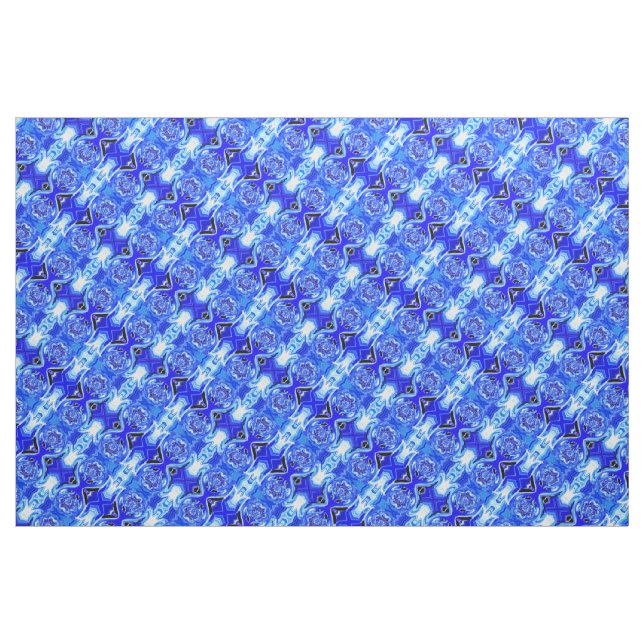 Nyanser av blått tyg (Fat Quarter)