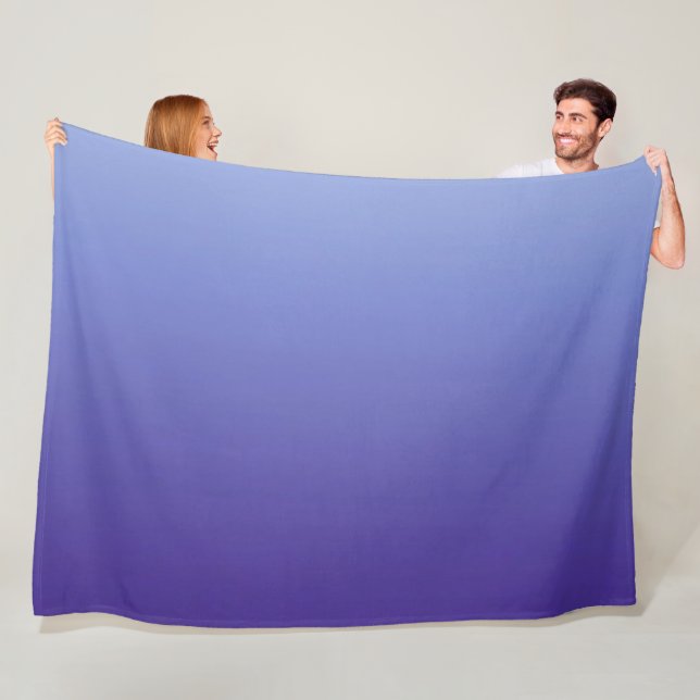 Nyanser av blåviol från violett till blå fleecefilt (På plats)