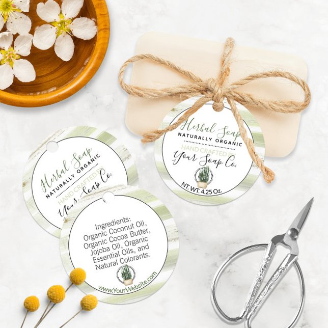Nyanser av Grönt 🟢 Anpassade tvätt- och kroppshän Gåvor Etiketter (Shades of Green 🌿Custom Bath and Body Hang Tags
)
