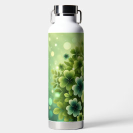 NYANSER AV GRÖNT IRLÄNDSKA KELTISKA TREKLÖVER