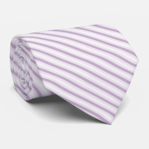 Nyanser av lavendel lila ränder slips