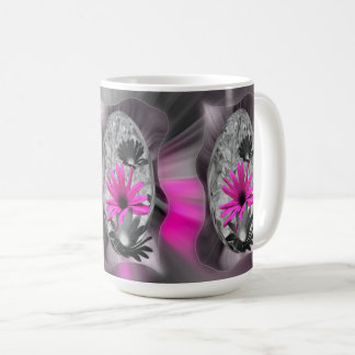 Nyanser av lila kaffemugg