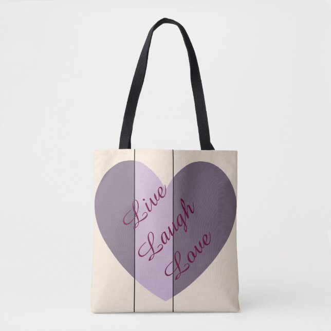 Nyanser av Purple Heart Tygkasse (Framsida)