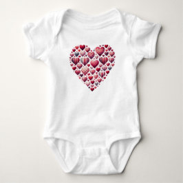 NYANSER AV RÖDA VALENTINSKÄRLEKSHJÄRTAN T SHIRT