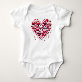 NYANSER AV RÖDA VALENTINSKÄRLEKSHJÄRTAN T SHIRT