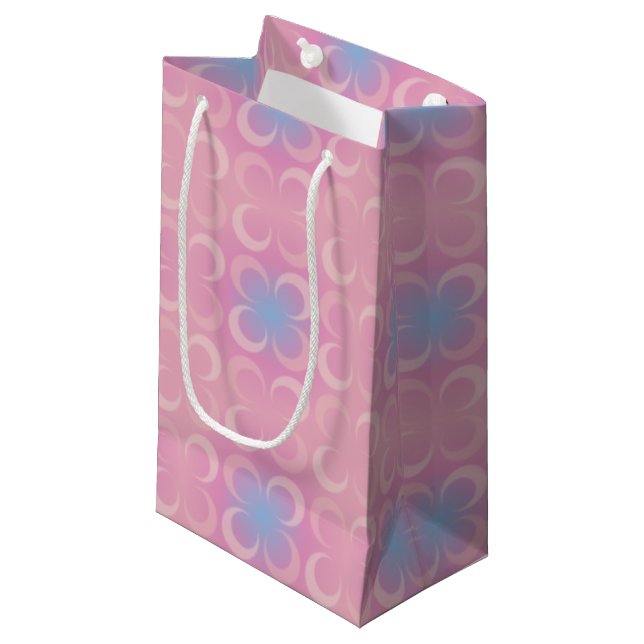 Nyanser av Rosa m/Rosa och Blå Bakgrund (Framsidan Vinklad)