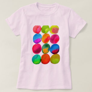 Nyanser för vattenfärg t shirt