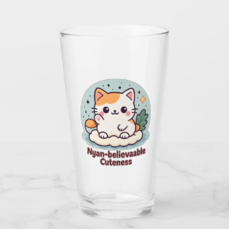 Nyantroplig skönhet - Cute Kawaii Cat Glaskopp