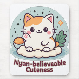 Nyantroplig skönhet - Cute Kawaii Cat Musmatta
