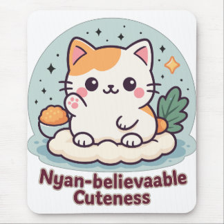 Nyantroplig skönhet - Cute Kawaii Cat Musmatta