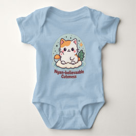 Nyantroplig skönhet - Cute Kawaii Cat T Shirt