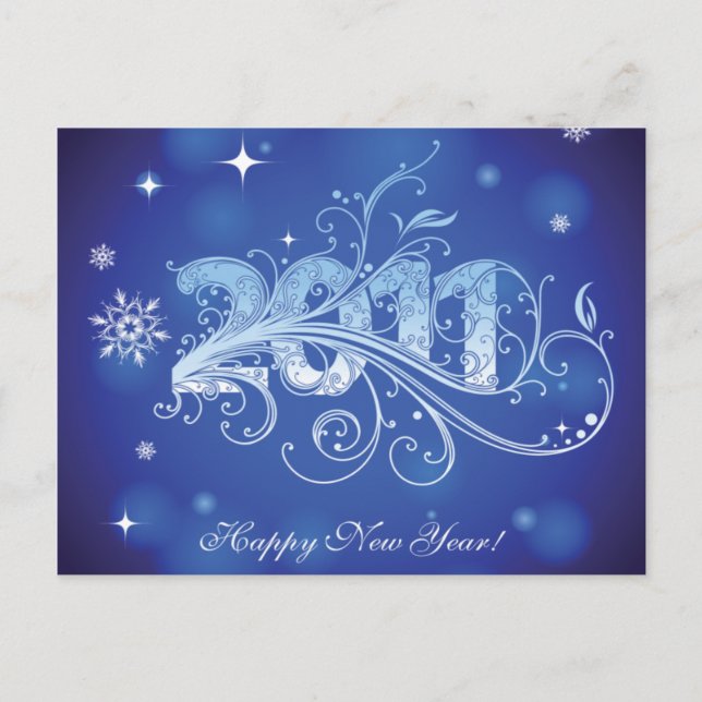 Nyår 2011 vykort (Framsida)