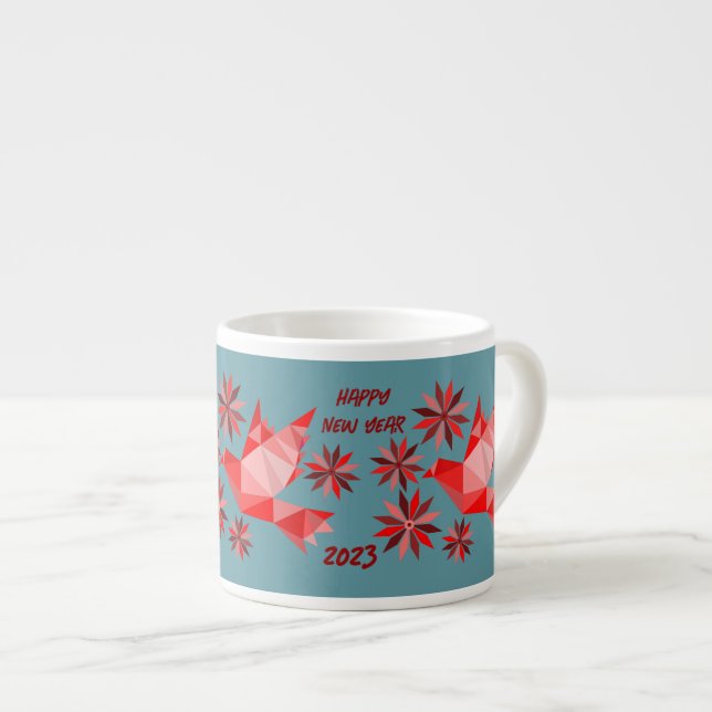 NYÅR 2023 MUG FOR PRESENT TILL NÅGON  ESPRESSOMUGG (Framsida höger)