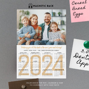 Nyår 2024 - Kalenderfoto Anpassningsbar Färg