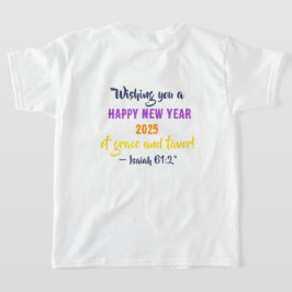 Nyår 2025: Barnens grundläggande T-Shirt - Isaiah 
