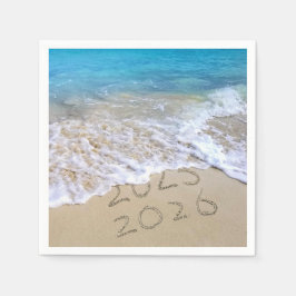 Nyår 2025: Beach Sand Pappersservett
