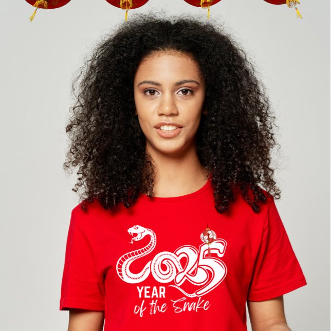 Nyår 2025 för ormen i Kina T Shirt (2025 Year of the Snake)