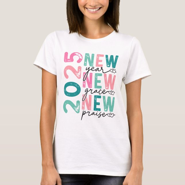 Nyår 2025: Respitationer | Motivational T-Shirt (Framsida)