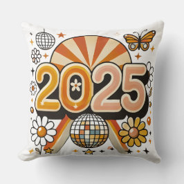 Nyår 2025: Retro Firande Kudde