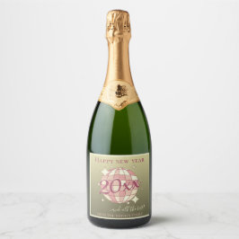 Nyår 2025 rosa teal retrofest