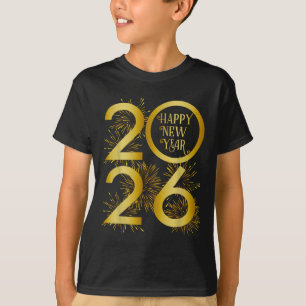 Nyår 2026 fyrverkerier - Gott nytt år 2026 T Shirt