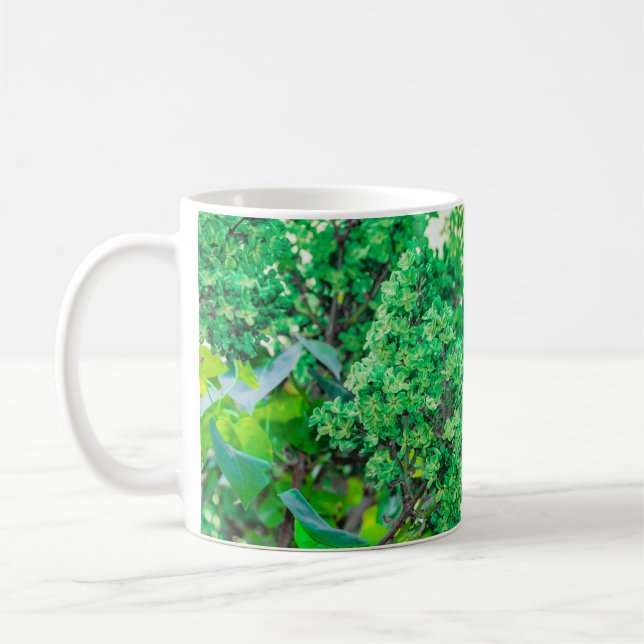 Nyår 2026 Kaffe kopp med natur skog design (Vänster)