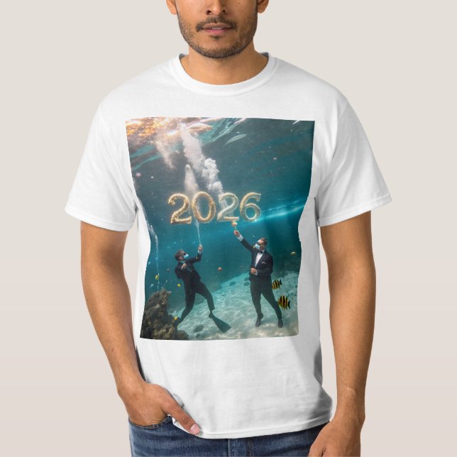 Nyår  2026 T-shirt Design  (Framsida)